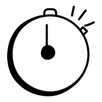 horloge pictogramme