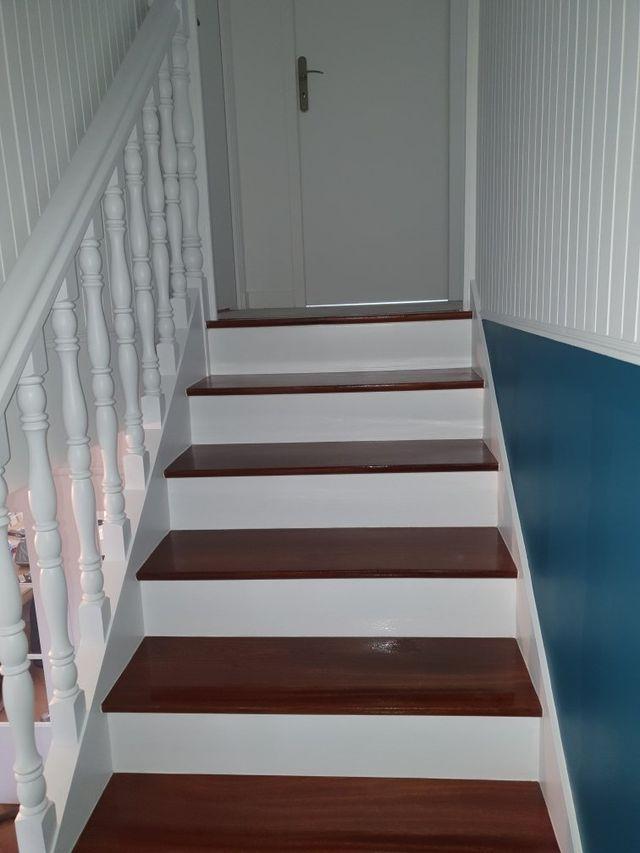 peinture décorative escaliers après 2